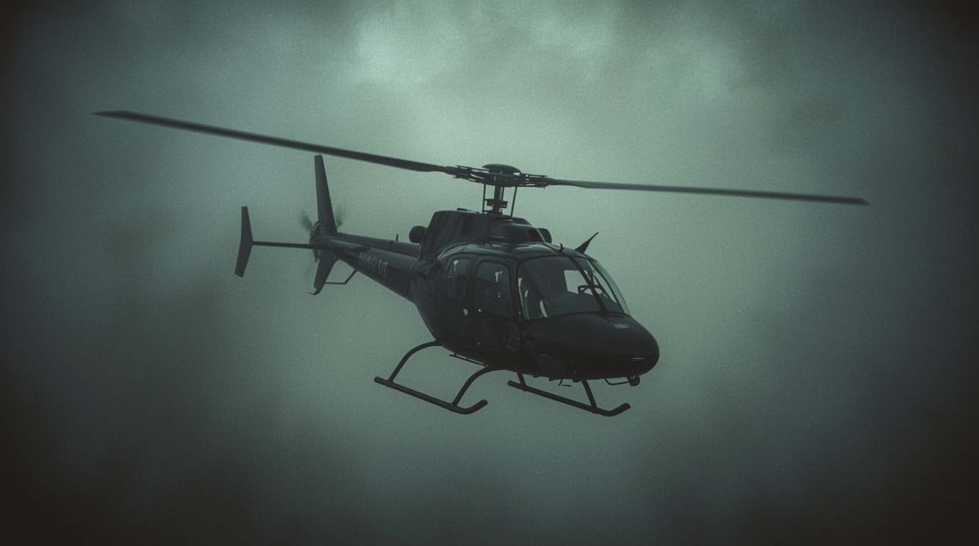 Czarny Helikopter bez Śmigła