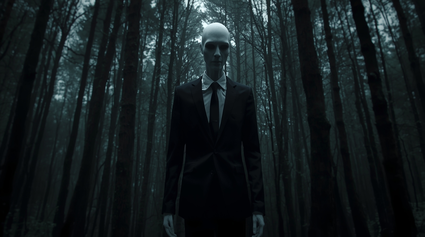 Legenda o Slender Manie – tajemnicza postać z lasu